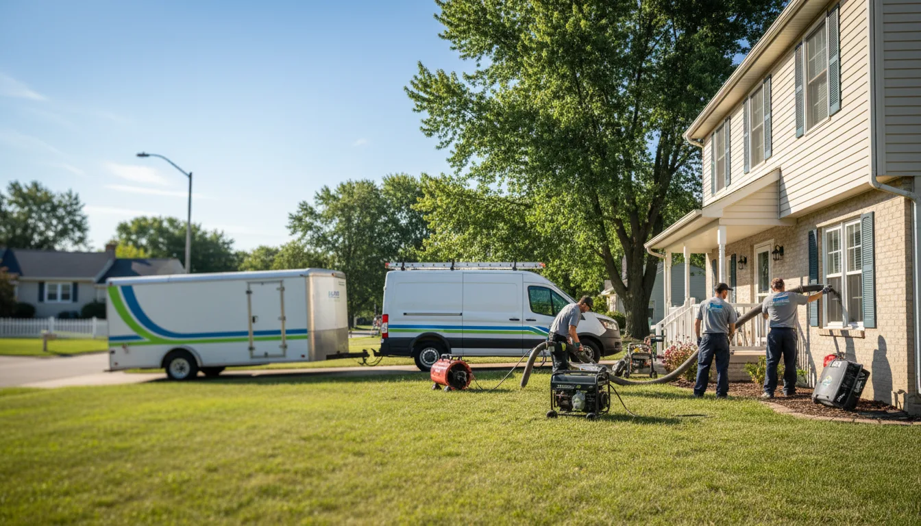 Flooded Basement Restoration And Cleanup With Repair in Stockton, MO near me